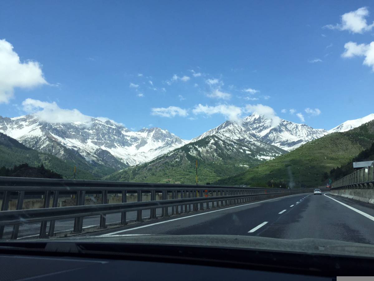 estrada da Italia para a França