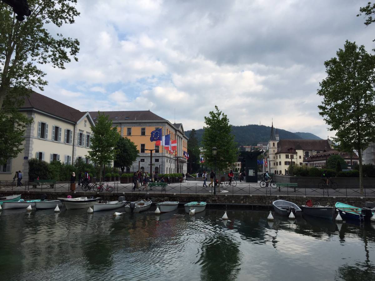 parte antiga da cidade de Annecy