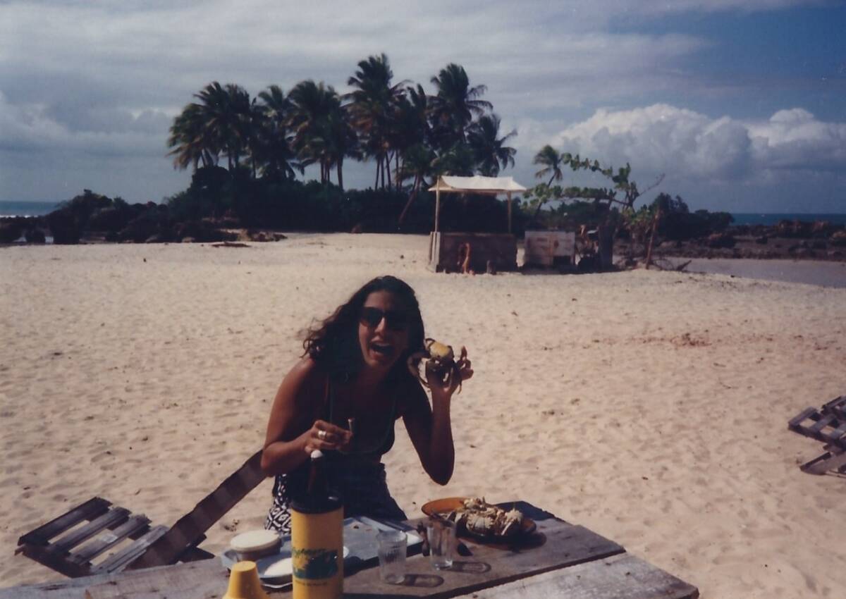 Provando As Delicias Na Praia